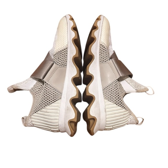 Sorel Women Sorel Beige Mesh Sneakers | Elevated Athleisure Sporty Chic | Sz 6.5